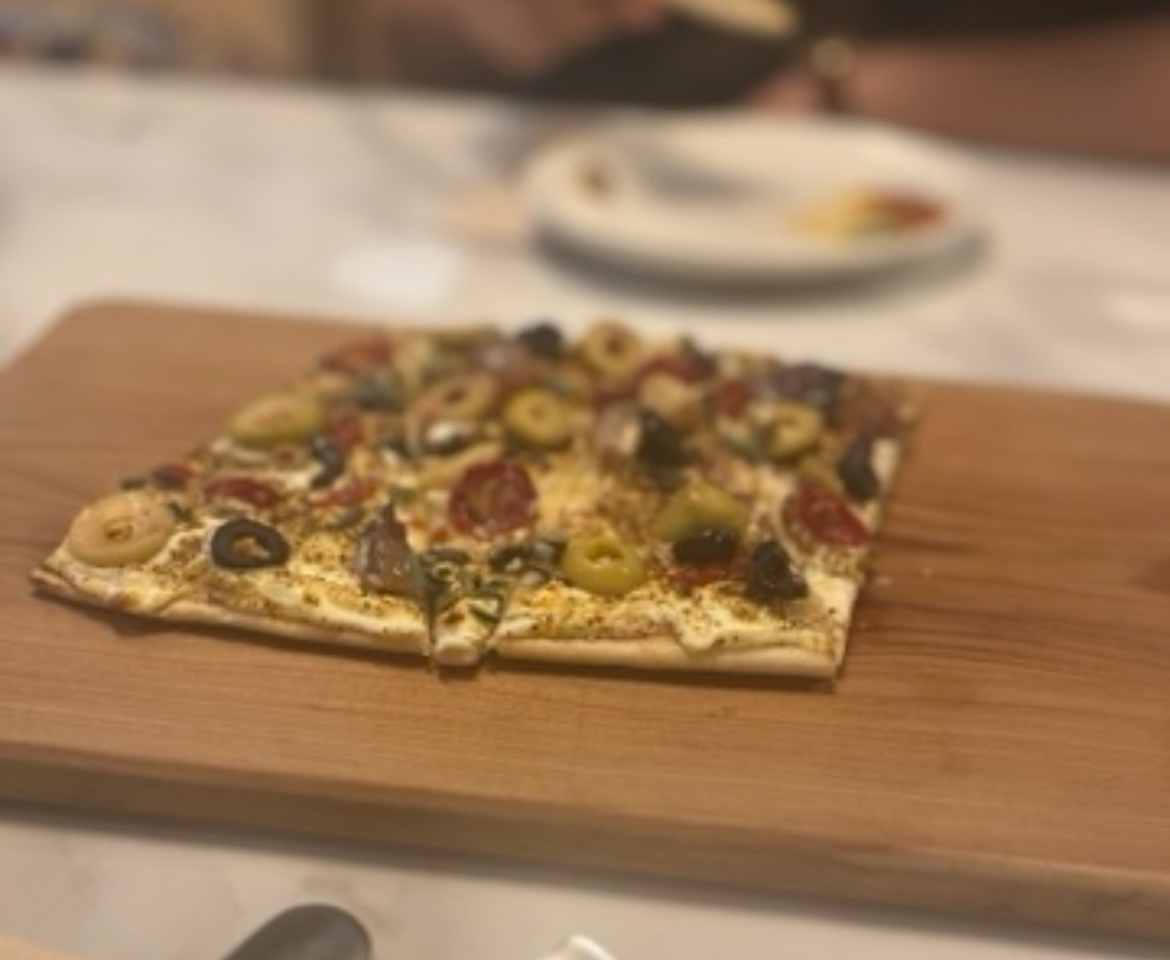 2) Knead by Chef Moshe in Colaba

They have really nice Mediterranean/ Middle Eastern Food.

My personal favourites are:

1) Carrot Cake (it has a cashew coating)
2) Labneh Pizza

This Place was recommended to me by a twitter friend @deepalinaair <3