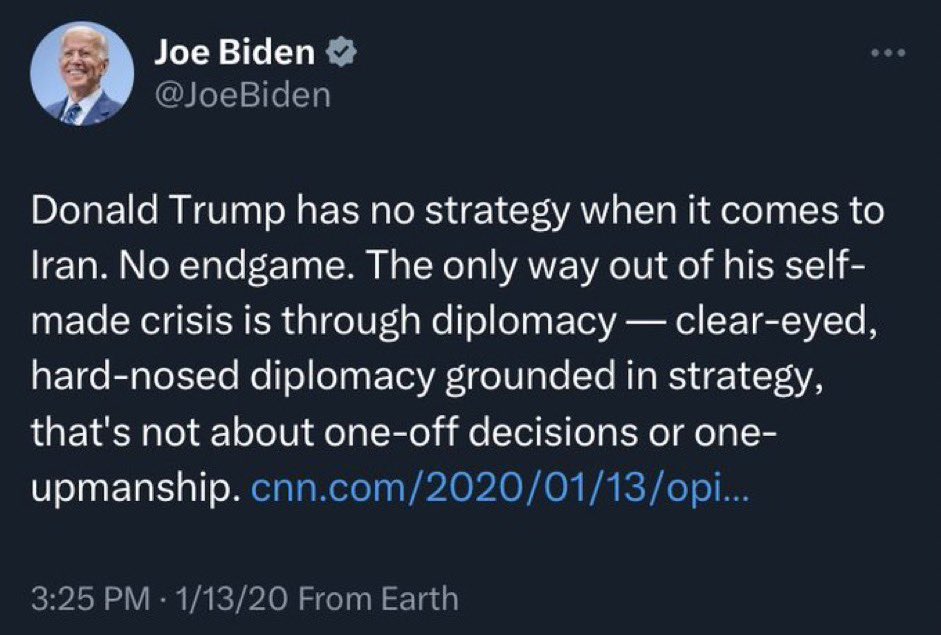 @POTUS Well this didn’t age well Joe