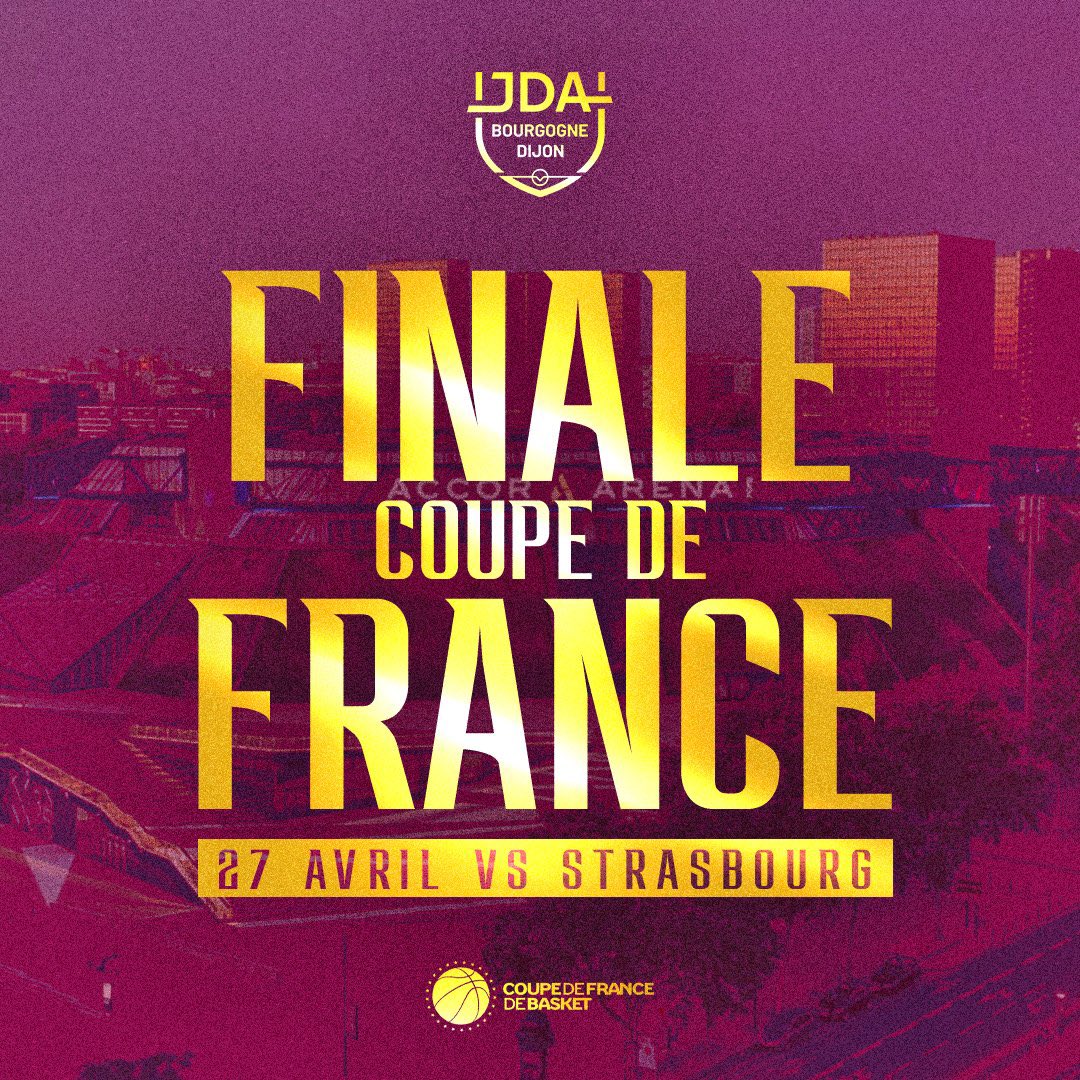𝗣𝗘𝗥𝗠𝗔𝗡𝗔𝗡𝗖𝗘𝗦 𝗖𝗢𝗨𝗣𝗘 𝗗𝗘 𝗙𝗥𝗔𝗡𝗖𝗘 🎟️ Rendez-vous au JDA Store pour retirer votre pack Coupe de France ! 🤩 📆 Créneaux : - 18/04 de 17h00 à 20h00 - 19/04 de 12h00 à 14h00 - 22/04 de 17h00 à 20h00 - 24/04 de 12h00 à 17h00 📍17 Rue Léon Mauris, Dijon #MyJDA