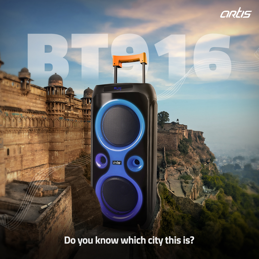 Up next is BT916 with another musical city! Can you recognize this beautiful city? 🧐🤔

#Artis #SoundsBetter #LoveYourSound #Speaker #PartySpeaker #BT916 #GuessTheCity #MuscialCity #India #Music #DoYouKnow