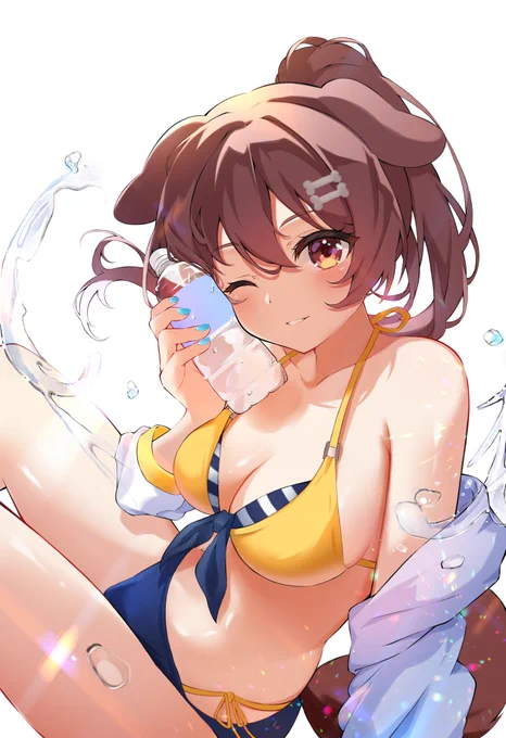 #気温が高いので気が早いが水着絵が見たい 