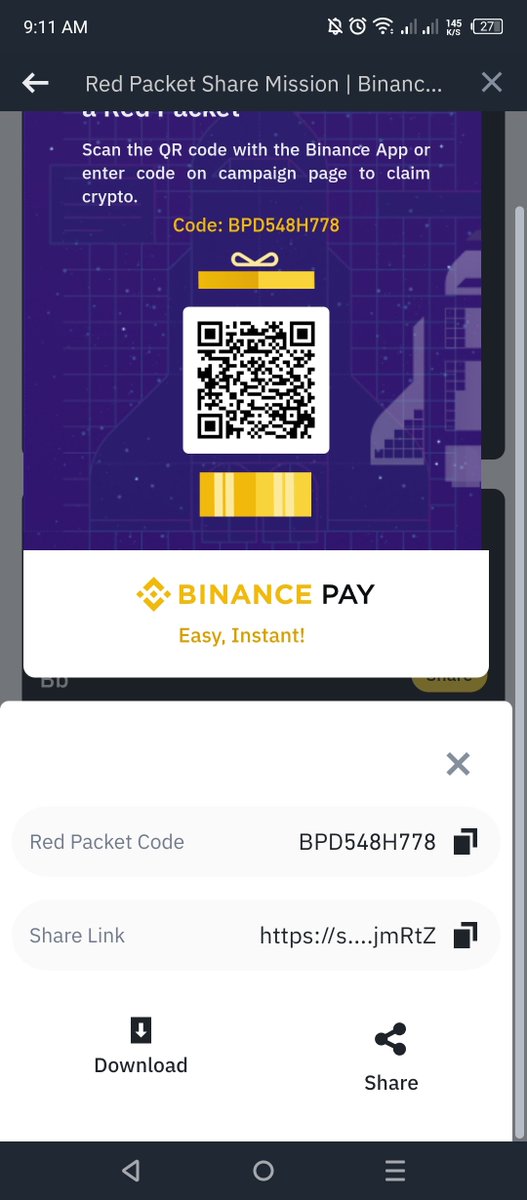 EChamit's tweet photo. Take this rewards from me in #Binance @BinanceArabic  @binance 
Red packet code : BPD548H778
Red packet lien :  
https://t.co/3osj4MdEci

#redpacket https://t.co/0VC0k5V1F3