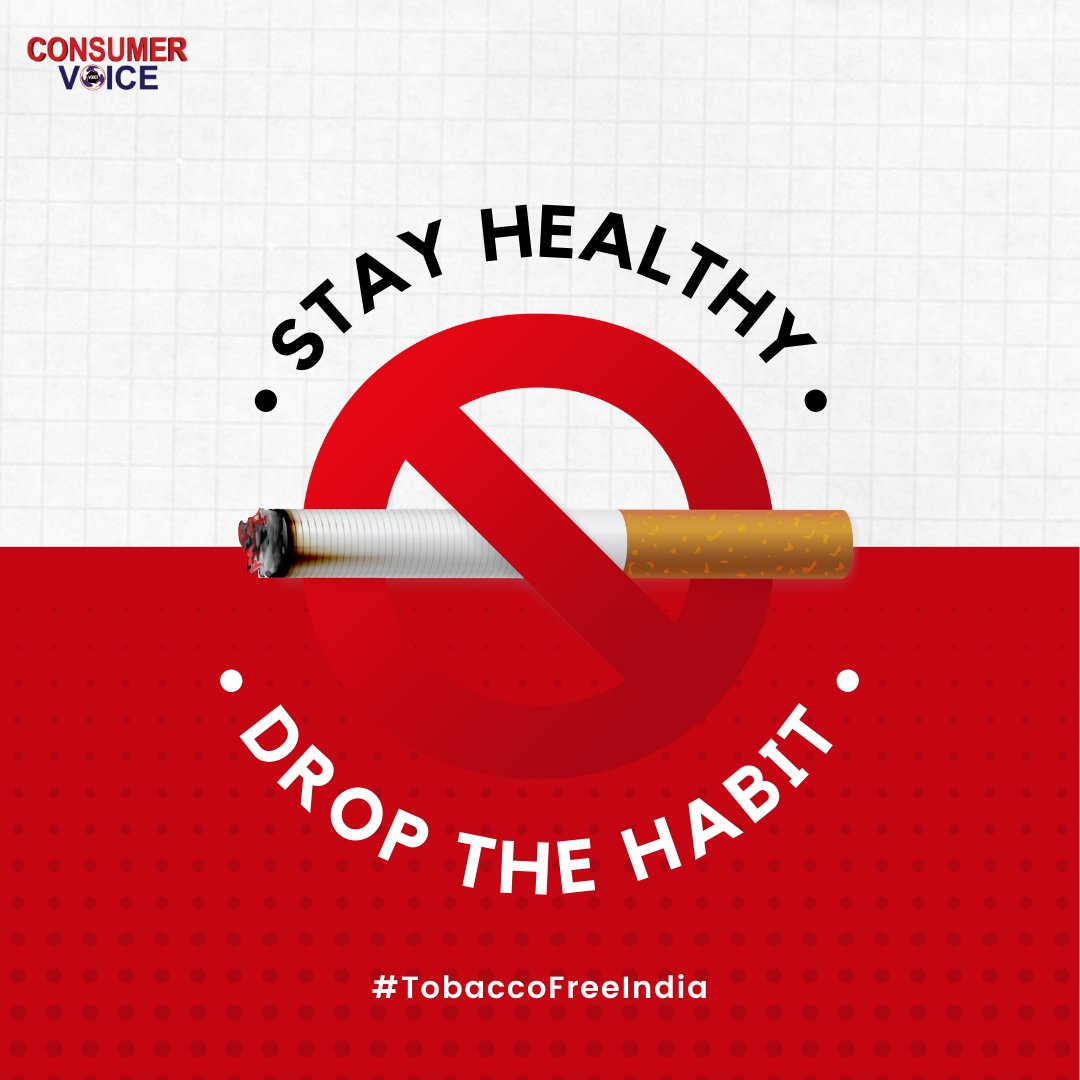 Stop smoking or any type of tobacco consumption before it stops you. Tobacco has a diminishing impact on your health. Care for your life, quit tobacco consumption now! #TobaccoFreeIndia #ViksitBharat