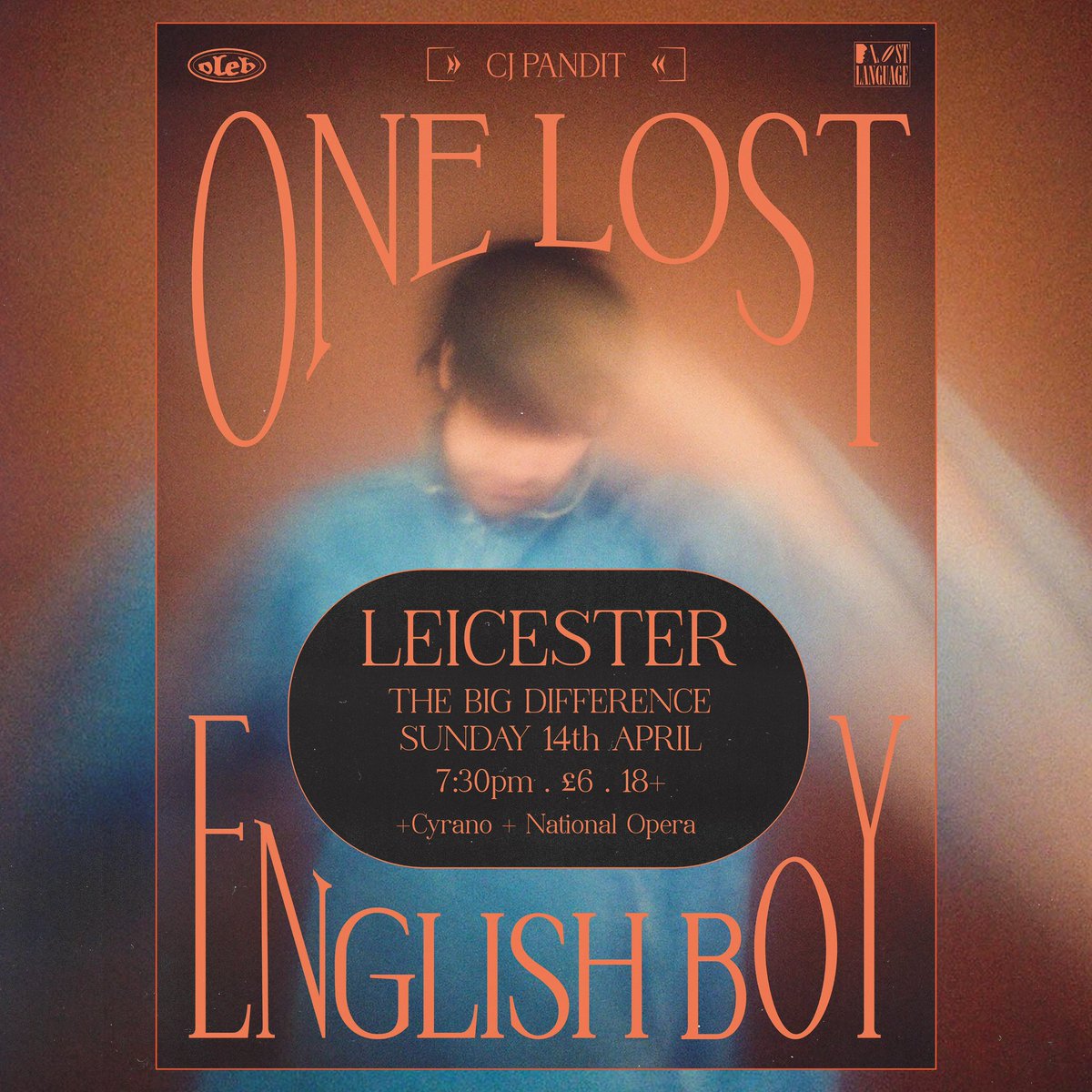 TONIGHT! @CjPanditxo is celebrating the release of his debut album One Lost English Boy with us this evening! Come and join the party 🕺last few advance tickets on the link below and some on the door! gigantic.com/cj-pandit-tick…