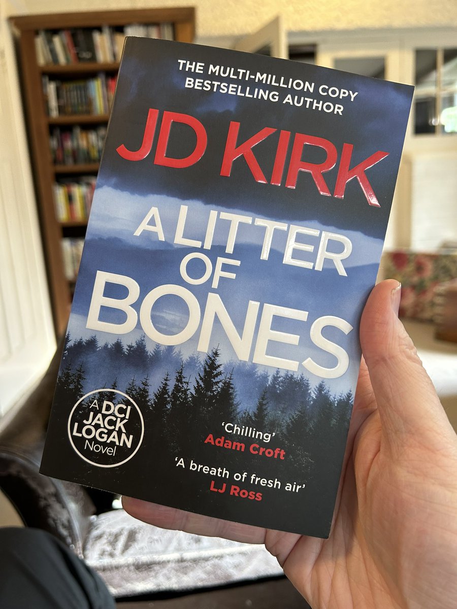 Well, that was my first @JDKirkBooks but it won’t be my last. Expertly paced, shrewdly constructed, switchback turns, vivid Highland setting, great ensemble cast led by the bullish, caramel wafer-chomping DCI Logan: you couldn’t really ask for much more from a crime novel… 👌