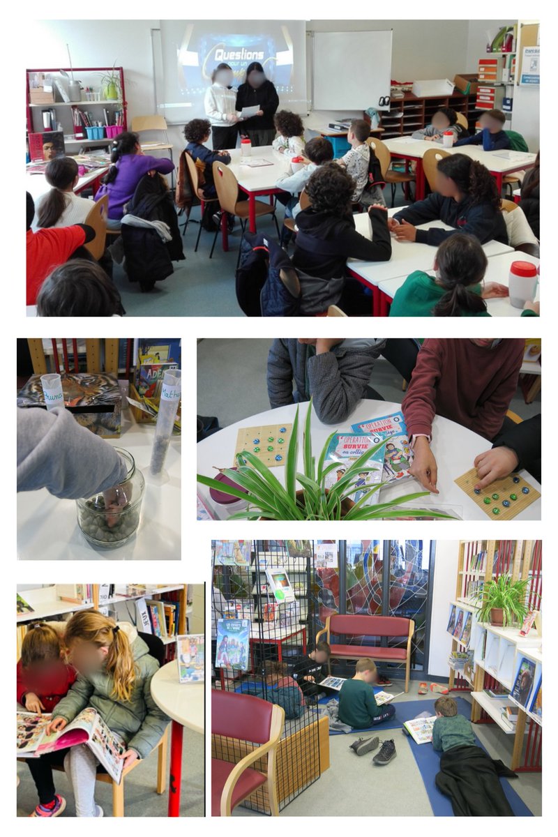 Depuis 15j, les écoles se succèdent pour une journée au collège.
L'occasion de commencer à découvrir les activités proposées par le CDI : sieste contée, tournois de Dao, jeux autour de la mythologie, clubs du midi (jeux de stratégie, ciné-club, lecture).
A l'année prochaine !