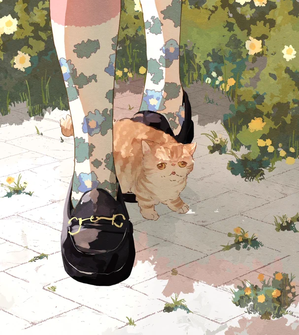 春の足元 