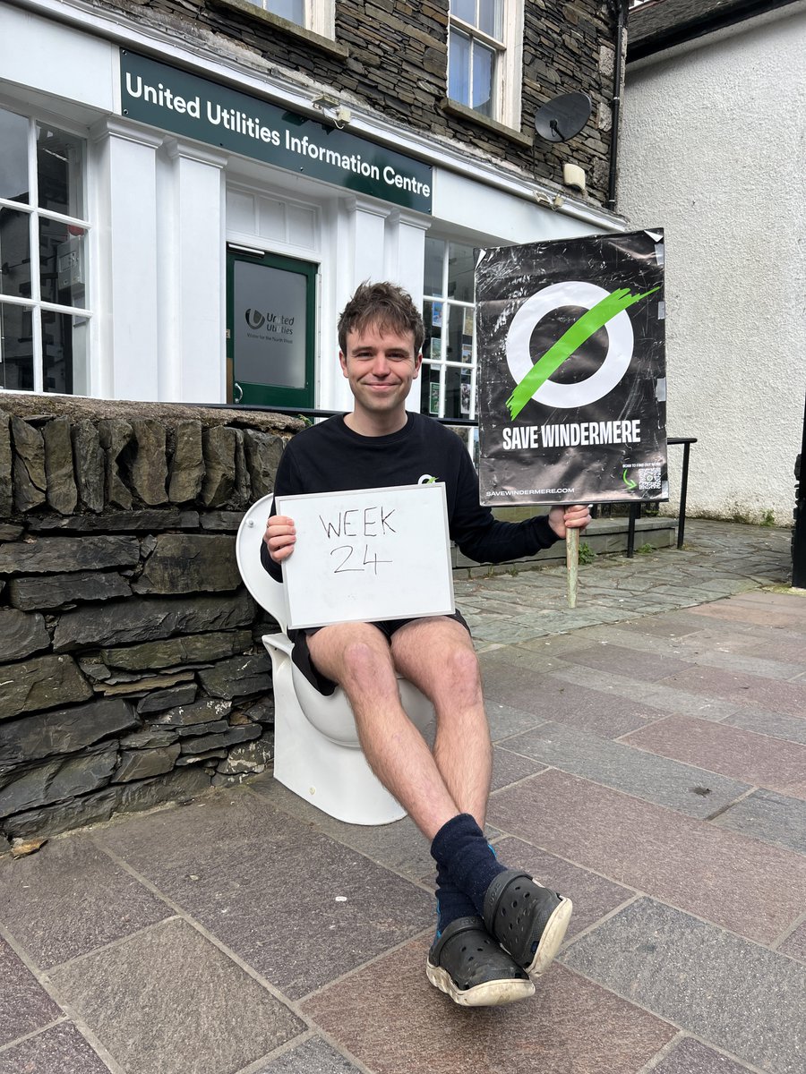 MattStaniek's tweet photo. The 24th week of the Strike Against Sewage is about to begin. We will be here for 24-hours from 10am until 10am tomorrow morning – demanding an end to sh*t in Windermere. 

Please join us at any point over the next 24-hours. Our special guest Steve Coogan will be here at 1pm this afternoon, so come down to UU’s Disinformation Centre to say hello. 

Plus, if you’re in the Lake District today, keep your eyes peeled for our Save Windermere van which will be driving around all day, making sure everyone knows the dirty truth about United Utilities operations in this National Park and UNESCO World Heritage Site. Snap a pic and tag us on socials for the chance to win a Save Windermere tee. 

To be the first to know about our future events, sign up at

https://t.co/Z8svuQkFOO