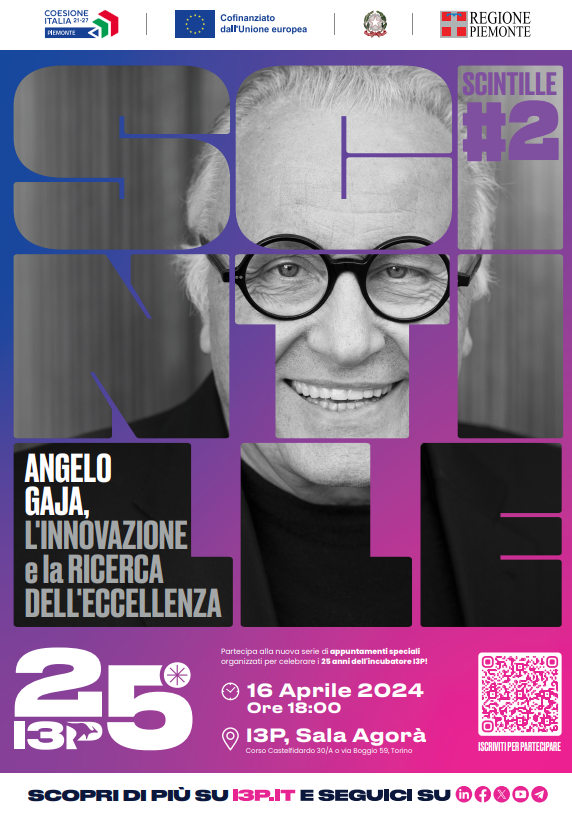 #AppuntamentiPoliTO 📅16 aprile 2024 - ore 18,00 Scintille #2 - Angelo Gaja, l'innovazione e la ricerca dell'eccellenza ℹ️polito.it/ateneo/comunic…