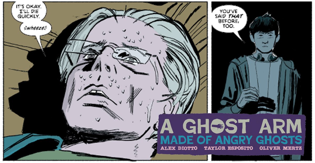 A GHOST ARM MADE OF ANGRY GHOSTS is live on Kickstarter! If you're into the D.C. Punk scene of the 90s, superpowers and murder mysteries, this book is for you! kickstarter.com/projects/olive… RT pls!