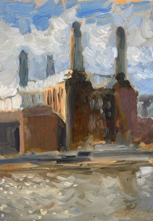 Paintings of London tweet media