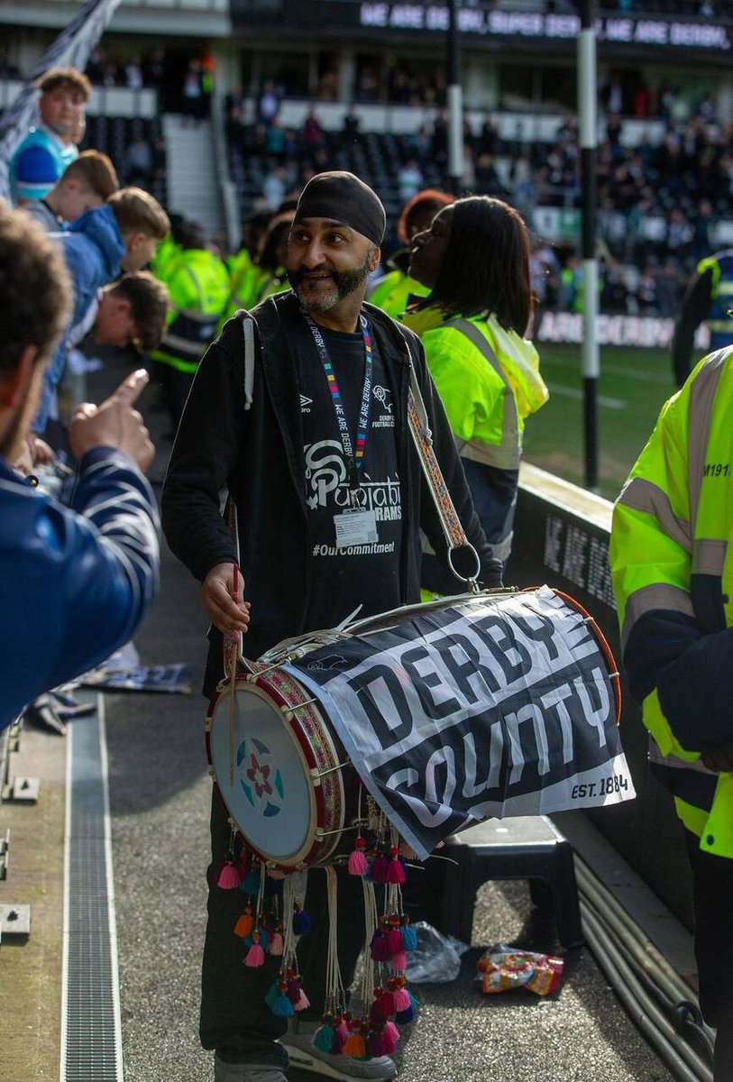 Couldn’t have asked for a better Saturday. Pride Park will be bouncing for the Carlisle game. Who would like to see Amo return and partner up again with @dcfc_drummerboy 🥁🪘#dcfcfans