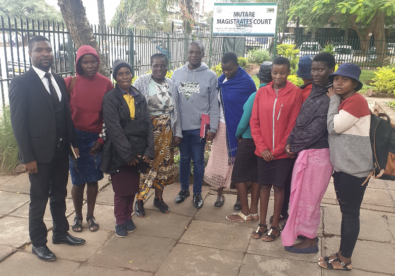 We rescued these 9 women from detention after they were arrested&charged for allegedly booing First Lady Auxillia Mnangagwa during her address at Watsomba Business Centre where they reportedly failed to access some freebies, which she was doling out as part of her charitable work