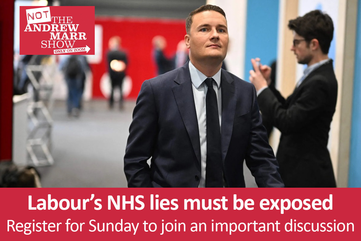 Join us at midday to hear Dr Bob Gill's response to Streeting's PR campaign. Register here to watch👇 ow.ly/86NL50RfHTC