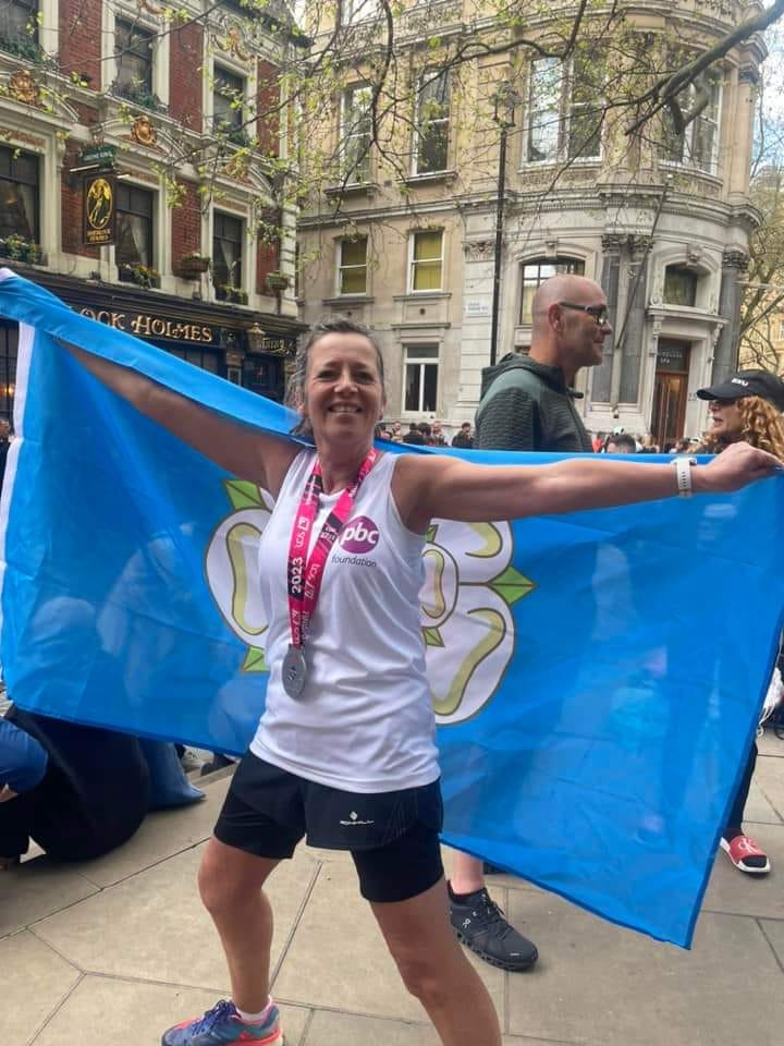One week Maria Diamond takes on the iconic London Marathon. She had so much fun last year she is back for round two. Thank you Maria Good Luck Please support and donate below; justgiving.com/page/maria-dia…