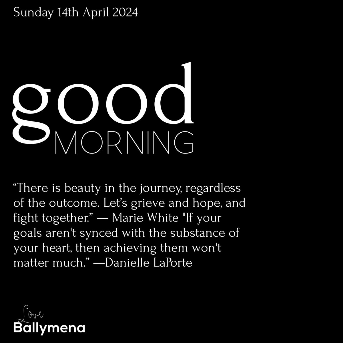 Love Ballymena (@LoveBallymena) on Twitter photo 2024-04-14 08:30:25