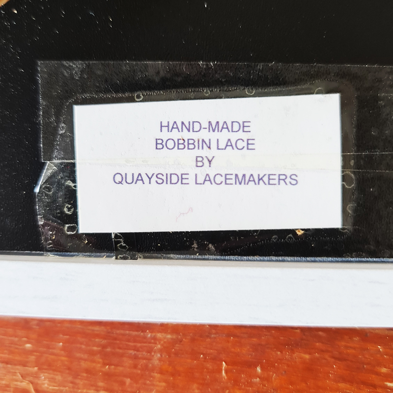 TideMill_Museum's tweet photo. Hand-made bobbin lace Tide Mill by Quayside Lacemakers in the Mill. #localart #tidemillwoodbridge #woodbridgehistoricriverside #artfund #choosewoodbridge https://t.co/cLfMEnm47W