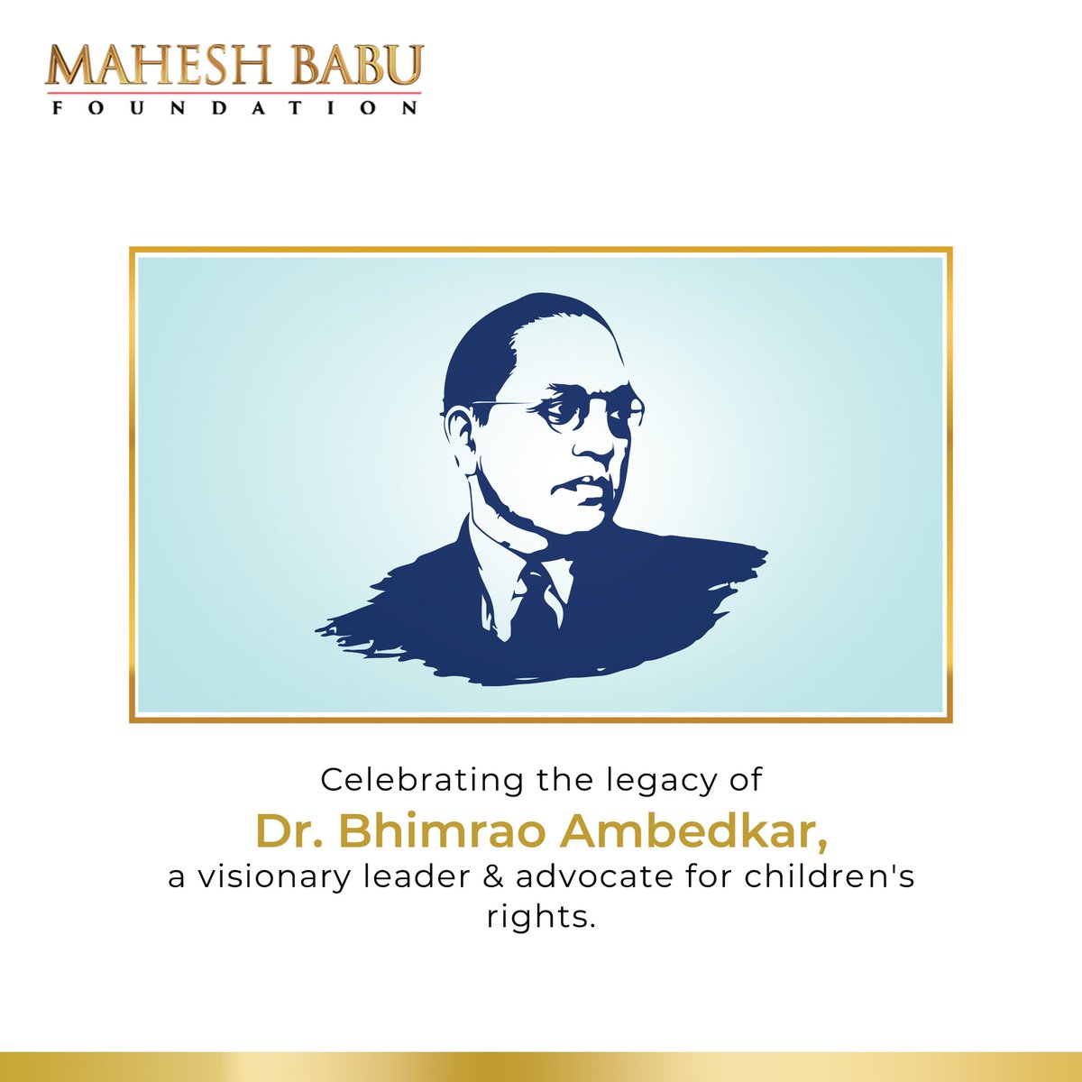 Today, we pay tribute to the remarkable Dr. B.R. Ambedkar. His legacy continues to inspire us to strive for a world where every voice is heard and every life is valued. #AmbedkarJayanti #AmbedkarRemembranceDay