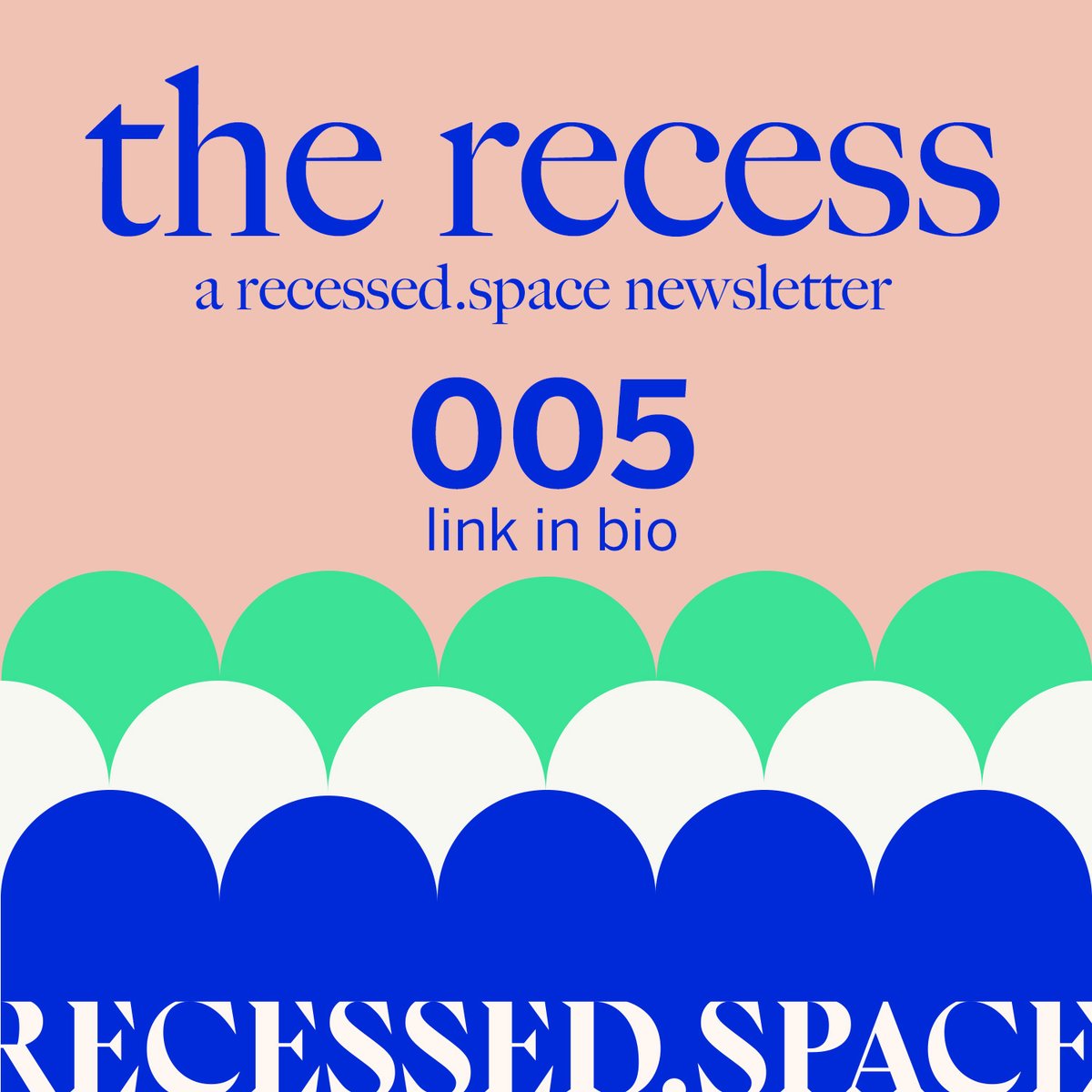 Read The Recess 005 here: recessedspace.substack.com/p/the-recess-0…