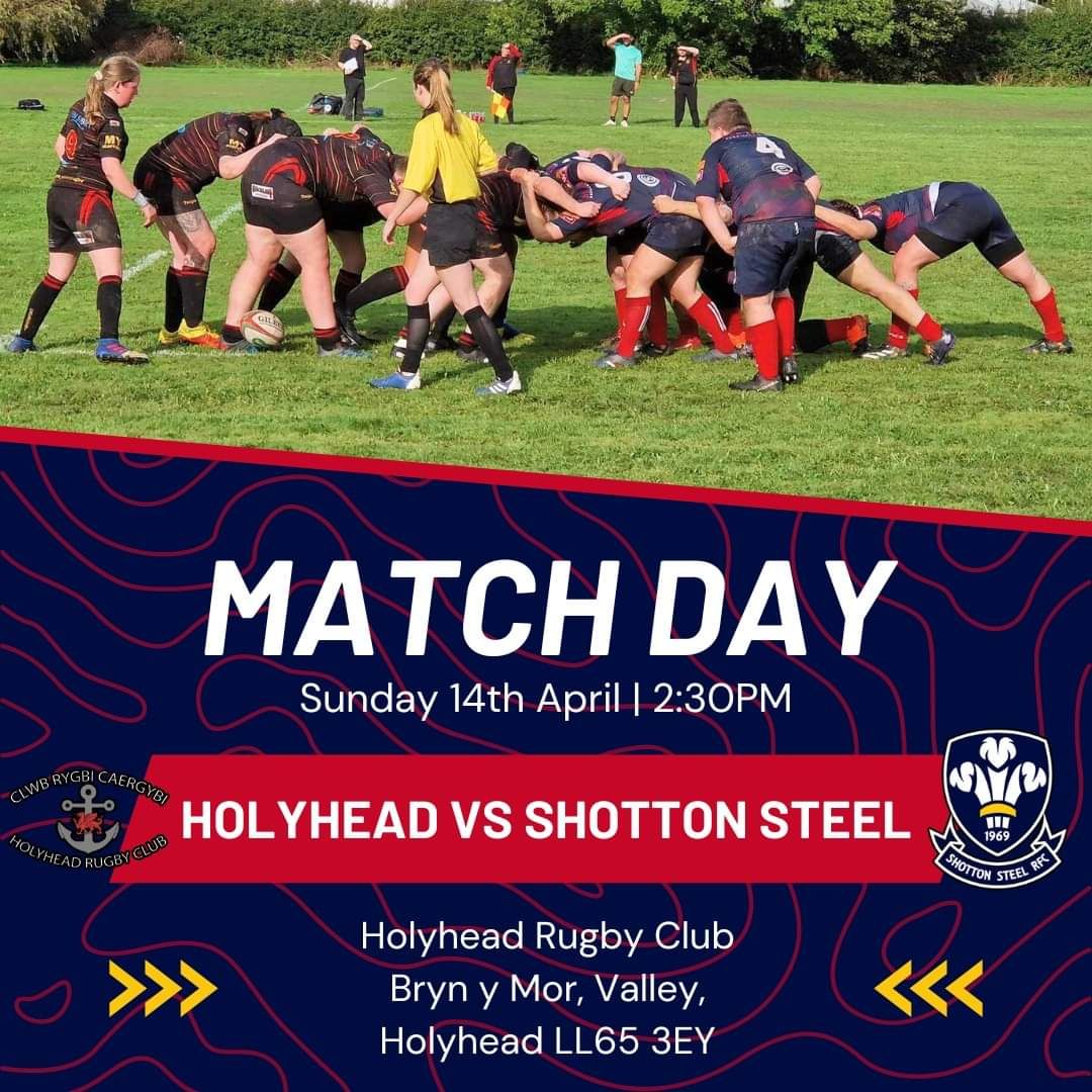 Your #SteelLadies travel up to the Isle of Anglesey today for a tough away fixture at Holyhead. It's a fixture that always provides a real battle so get yourselves up to Holyhead and cheer on your #SteelLadies for what it sure to be a very entertaining game of rugby!