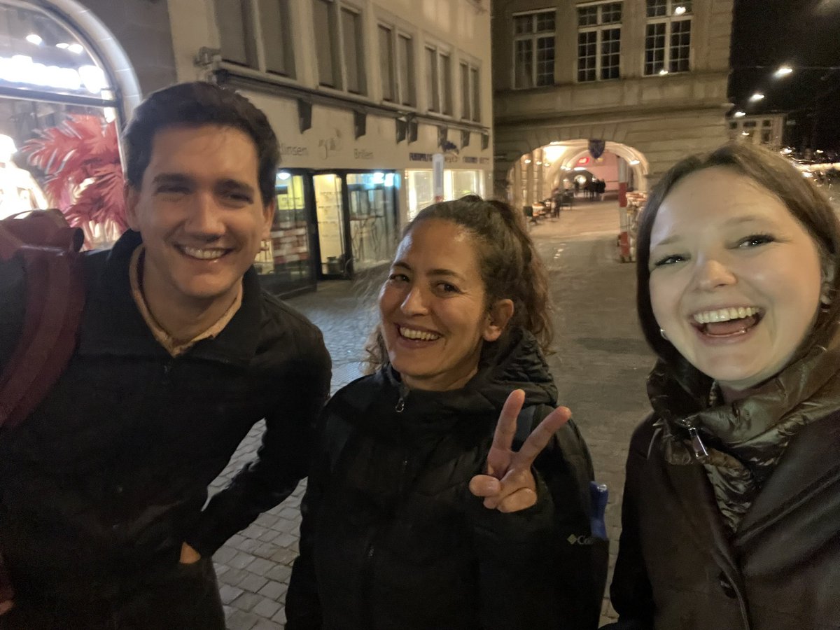 Had a wonderful and inspiring time visiting @ellliottt’s group at @ETH_en last week. Got great feedback on a project on child penalties (stay tuned) and learned a lot about the amazing projects the group is working on. 🤍 Also finally met @LibertadGonLu!