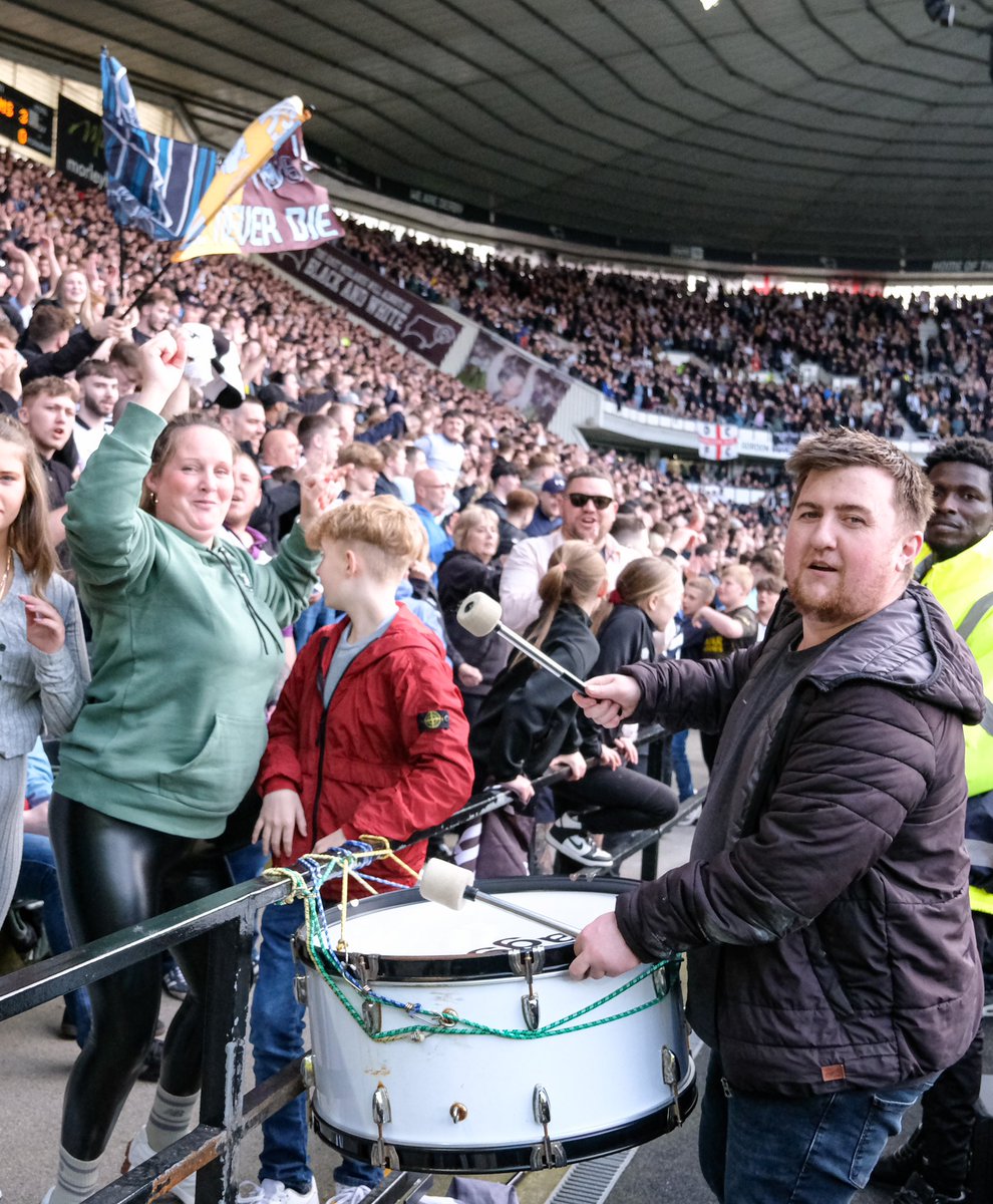 More fan shots from another great atmosphere at Pride Park #DCFC #dcfcfans