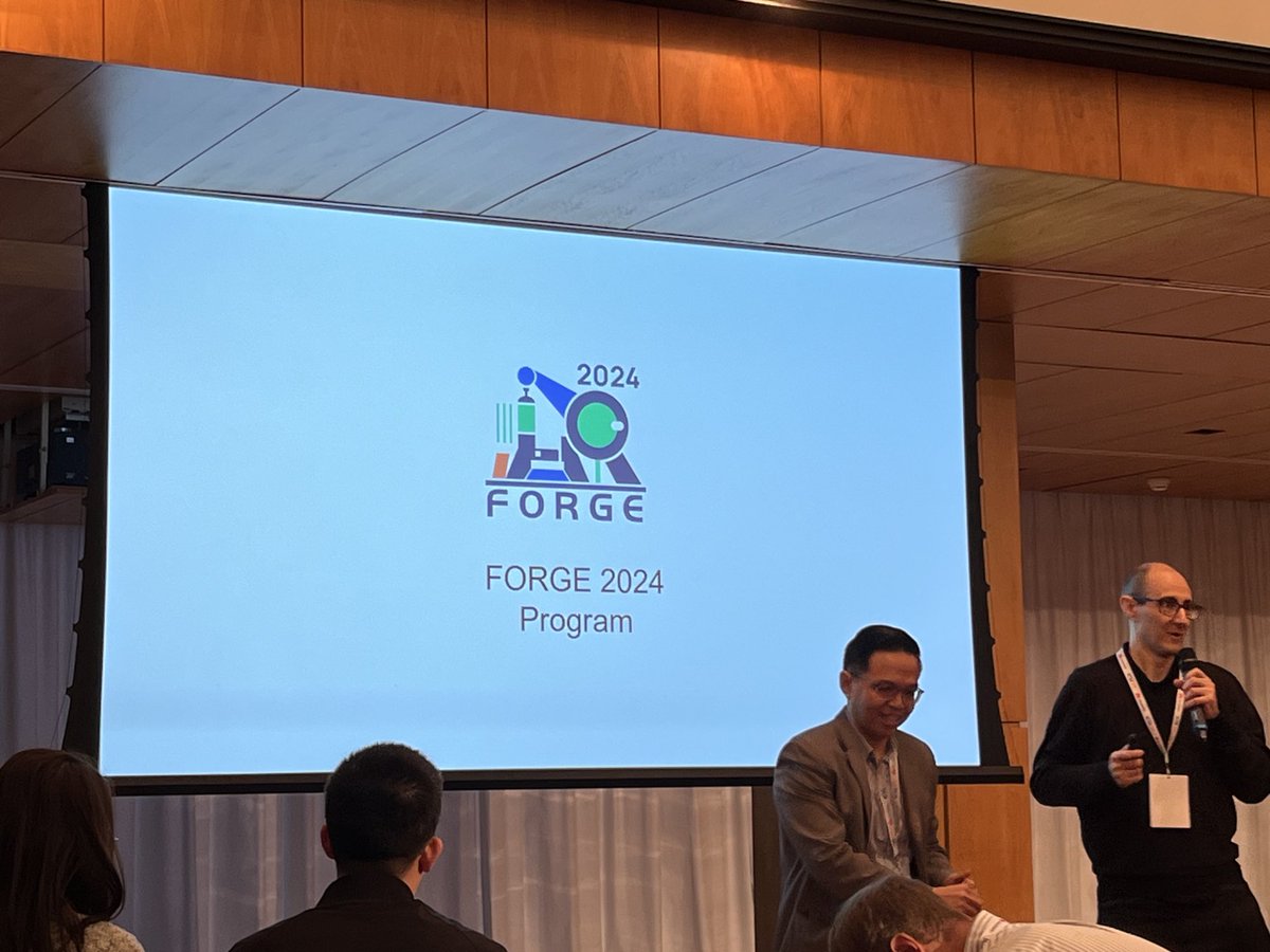 kentaroy's tweet photo. I am delighted to participate in the opening of #FORGE24 as one of the industrial attendees. https://t.co/3ZoLqhYi8F