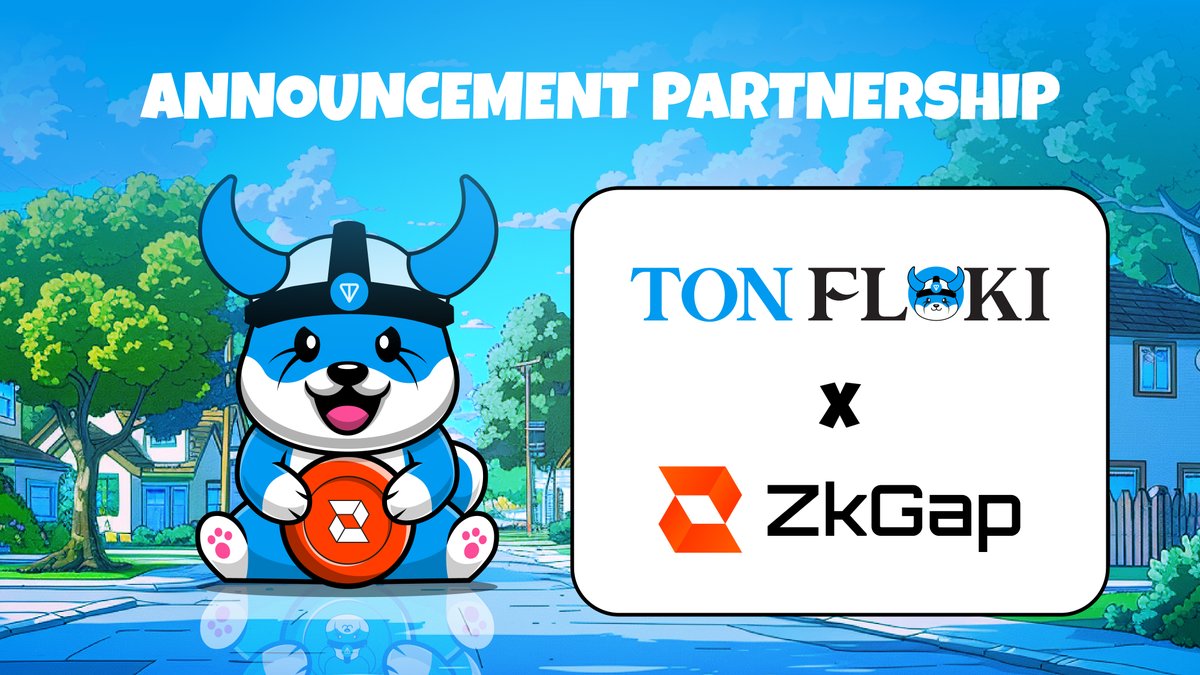 🐾 Exciting times ahead for #TONFLOKI holders! We’re thrilled to announce our strategic partnership with @ZkGap_Official - the DeFi Staking 3.0 innovator! 💥 This collaboration blends TON Floki’s vibrant community with ZKGAP's advanced DeFi Staking 3.0 protocol and its pioneering