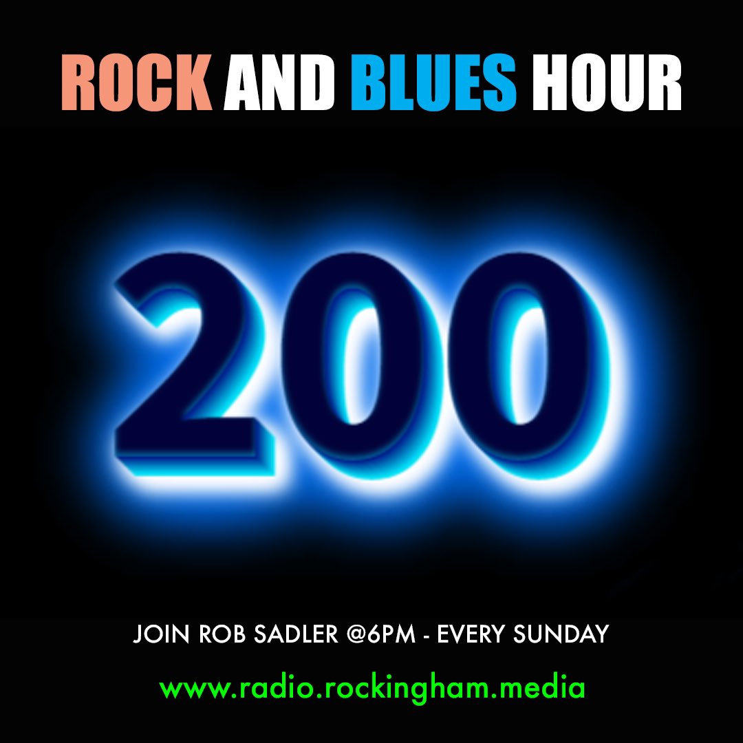 Join me tonight, at 6pm on radio.rockingham.media for the 200th Rock & Blues show!! Can’t believe I’ve got this far! Thanks very much for your support! xx #localradiostation #localradio #communityradio #dearnevalley #rock #blues