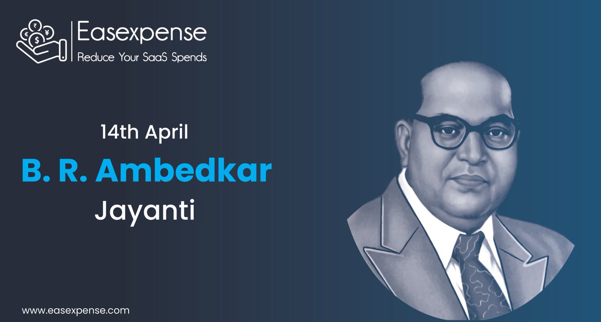 easexpense's tweet photo. Honoring the legacy of Dr. B.R. Ambedkar at Easexpense! 📷
We pay tribute to the great Dr. Ambedkar today and his lasting influence on inclusion and equality.
From all of us at Easexpense, happy Ambedkar Jayanti! 📷
#Equality #Inclusion #Diversity #AmbedkarJayanti https://t.co/ryZY2Zx8HC