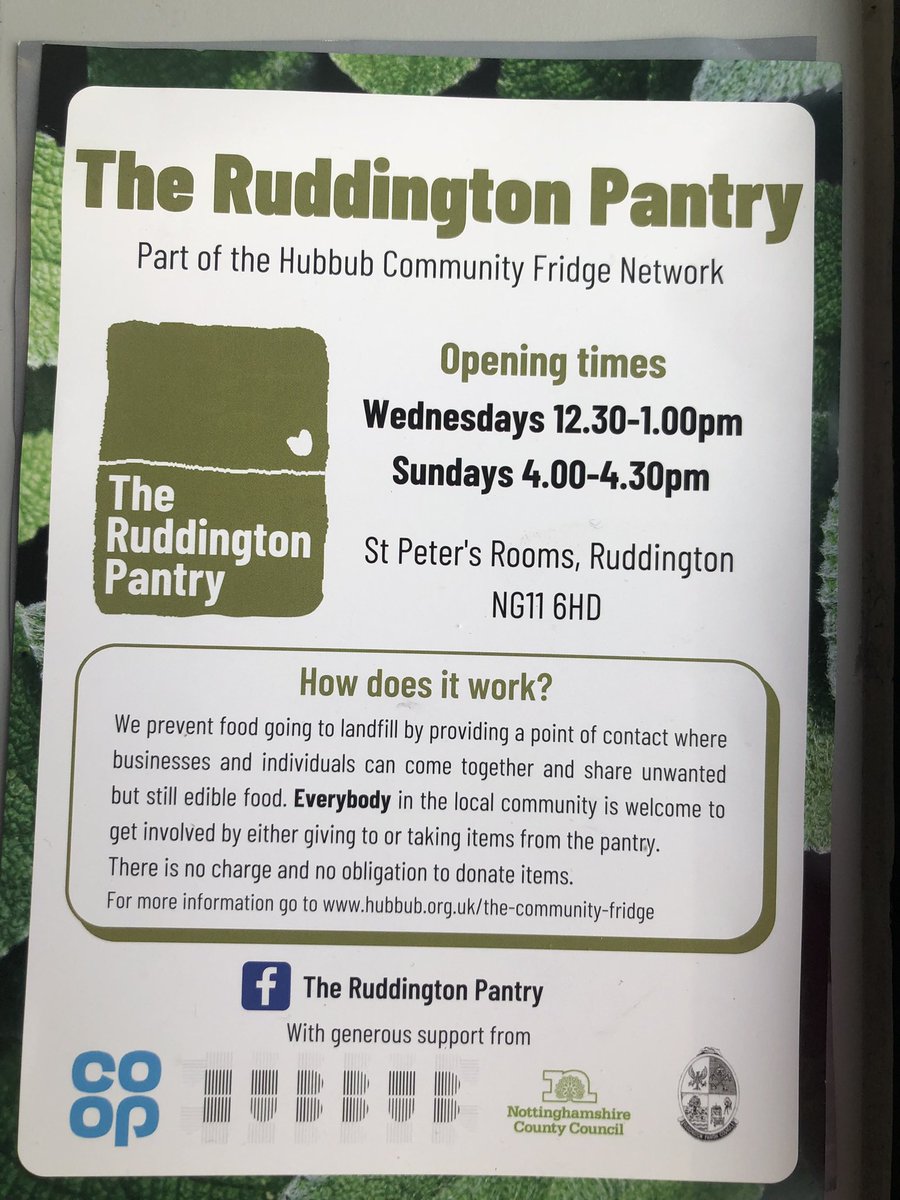 What a beautiful day!
We will be open today at 4 with a selection of sandwiches, bread, tins, sweet treats, fruit and vegetables #RuddingtonPantry #Ruddington #FoodWaste