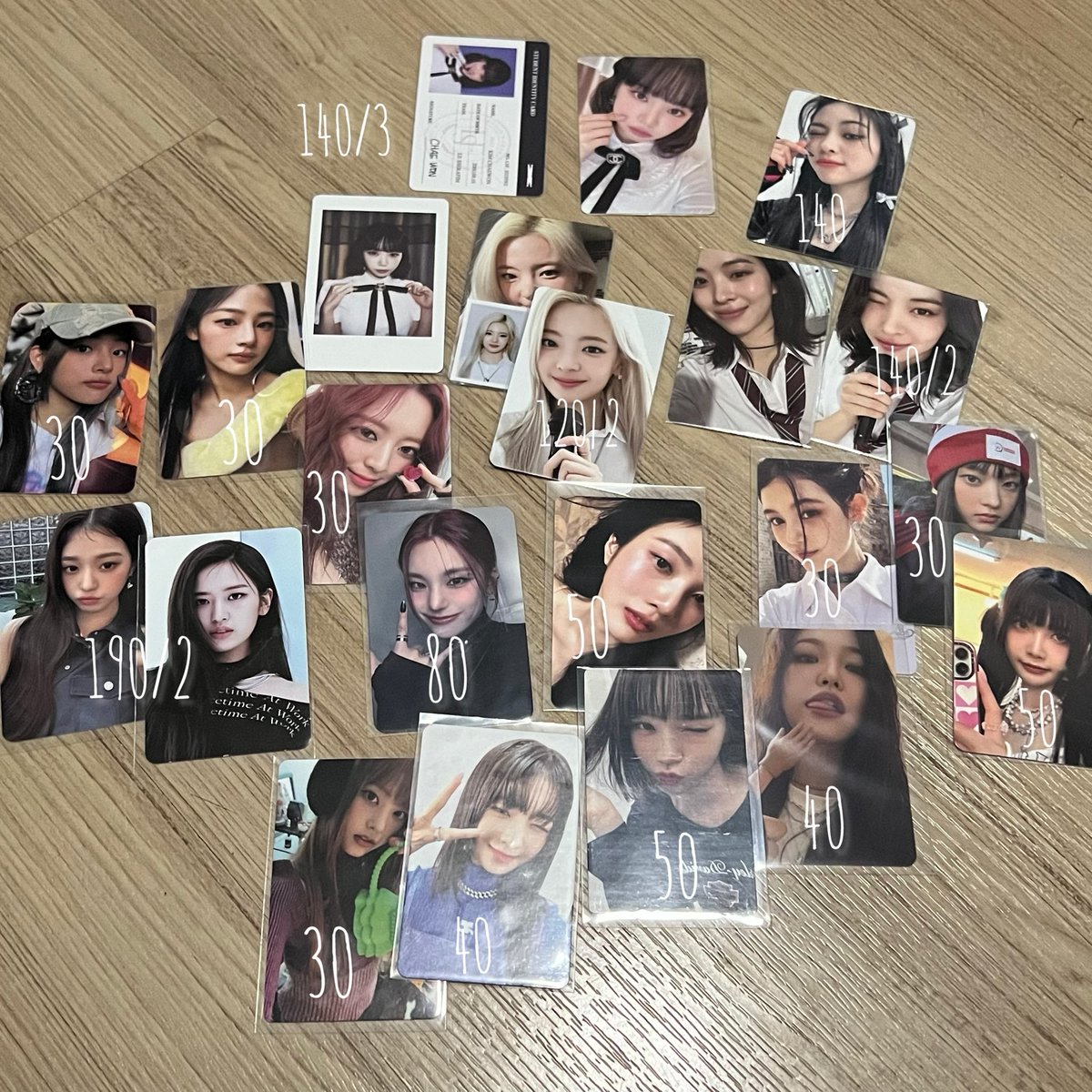 𓈈 𓂂 𓏸 พร้อมส่ง | ready to ship 💌

♡ การ์ดราคาตามภาพ
📮ค่าจัดส่ง เหมา ems 35 .-

#ตลาดนัดitzy #ตลาดนัดnewjeans #ตลาดนัดLE_SSERAFIM #ตลาดนัดive #ตลาดนัดredvelvet