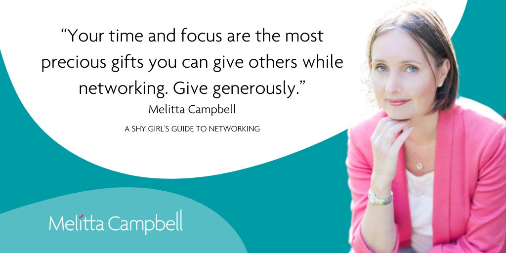 ShyGirlBooks's tweet image. In the currency of networking, time and focus are golden. Generously share these precious gifts, and watch your connections flourish. ⏳🌐 #GenerousNetworking #TimeAndFocusMatter

📚 Read more here: melittacampbell.com/book/a-shy-gir…
