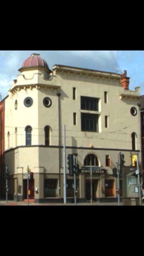 The original #Nottingham Playhouse on Talbot Street/Goldsmith Street. It was previously a cinema. Opened in 1948. Vacated in the 1960s. Now at its present location on Wellington Circus. @NottmPlayhouse #Nottinghamshire #Notts #architecture