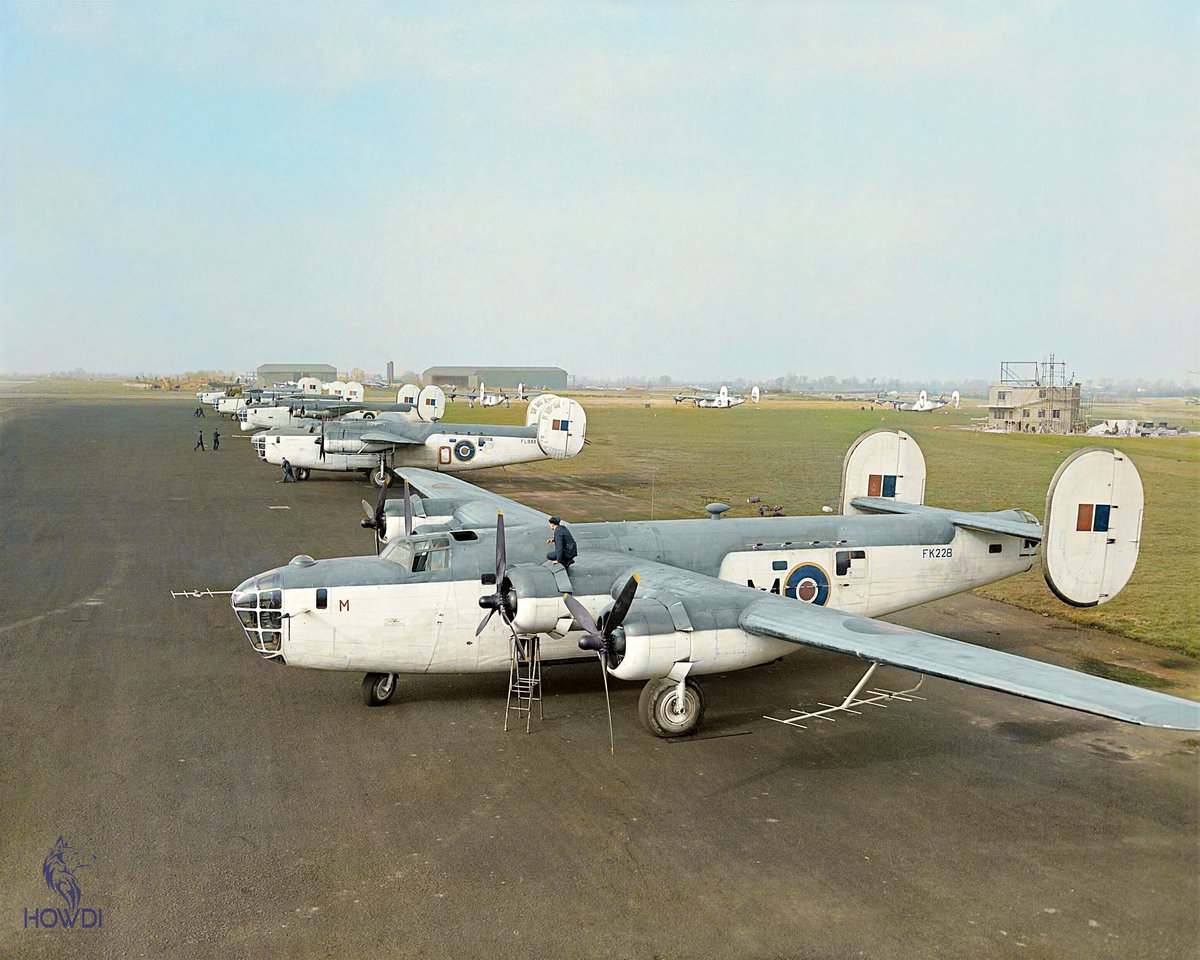 Liberators at Aldergrove, County Antrim 😍
Image Repair & Colourisation - Nathan Howland @ HowdiColourWorks.