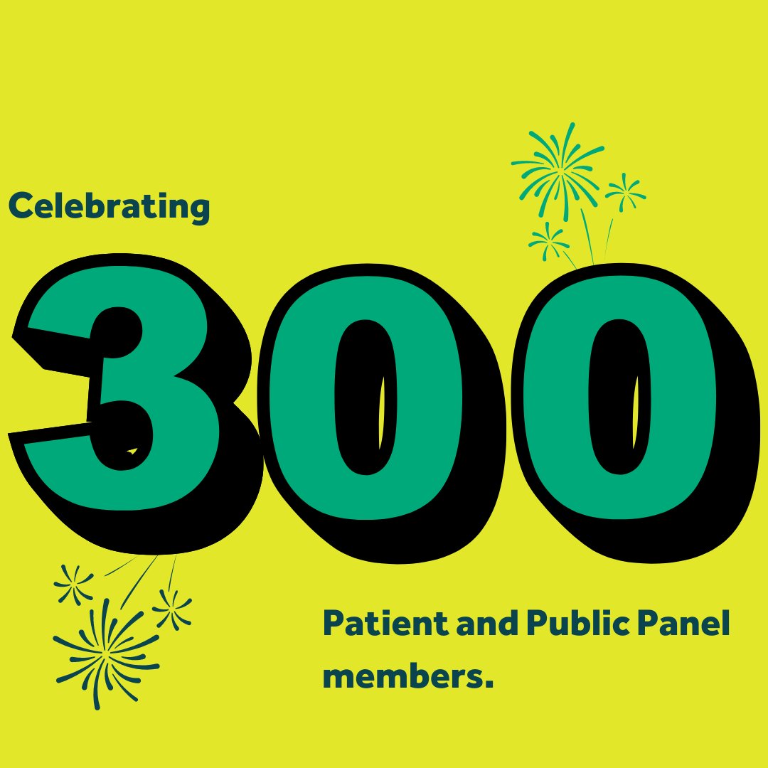 We have successfully reached our 300 members target for our Patient and Public Panel (PPP). A huge thank you to all our members past and present for all your support over the past four and a half years by sharing your views to help us improve our services.