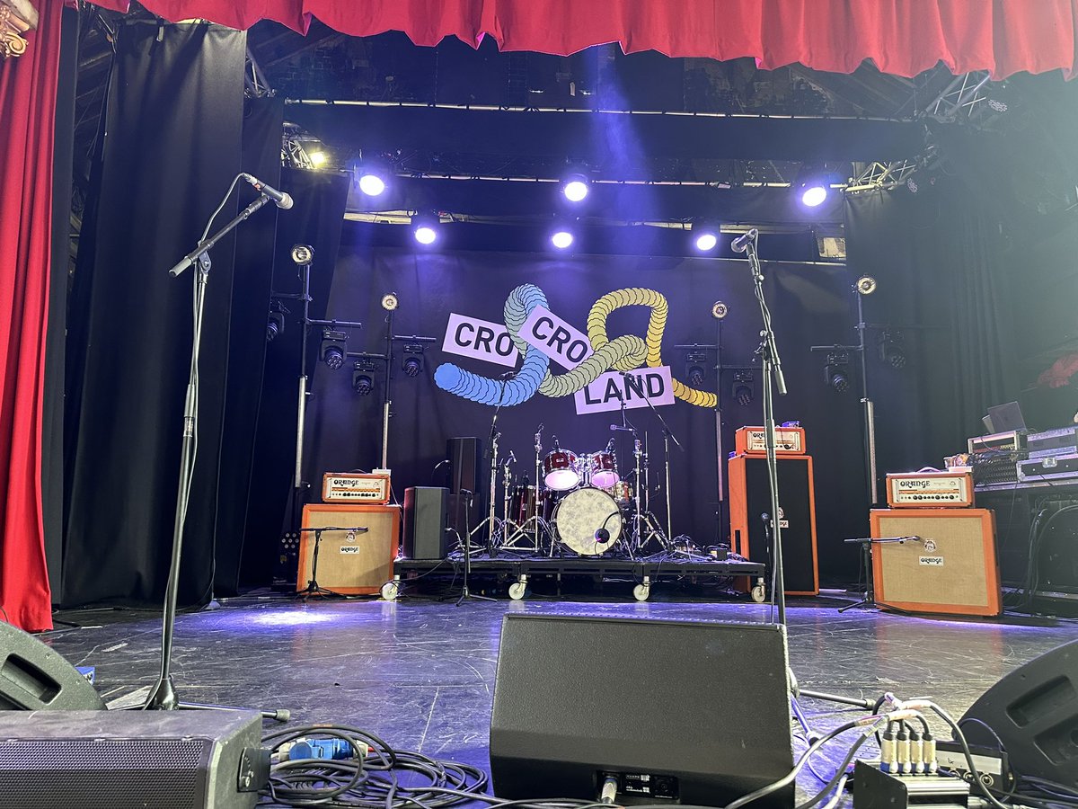The stage is set! Only 13 tickets left for today at #crocroland Playing today we have @thesubways @shedrewthegun @buzzardbuzzard @gensdegenerates @currlsband @KINbandofficial and more… Tickets here: wegottickets.com/f/13319