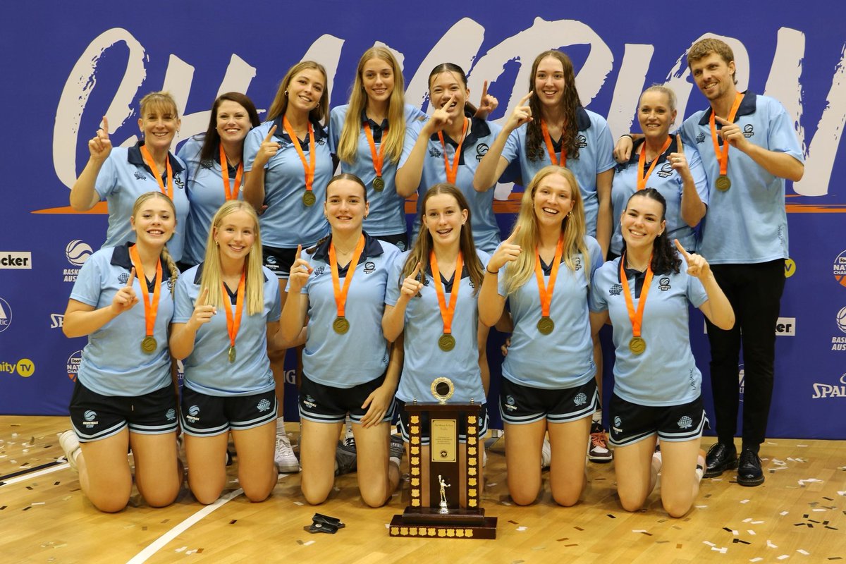 Congrats to the @BasketballNSW Metro under 18 girls team for winning the 2024 @BasketballAus Championships gold medal in Brisbane 🥇

Tim Hill's side defeated @basketballqld South 73-62 on Sunday's grand final.

All of NSW is so proud of your achievement 💙🤍

#FlameOn #WeAreNSW