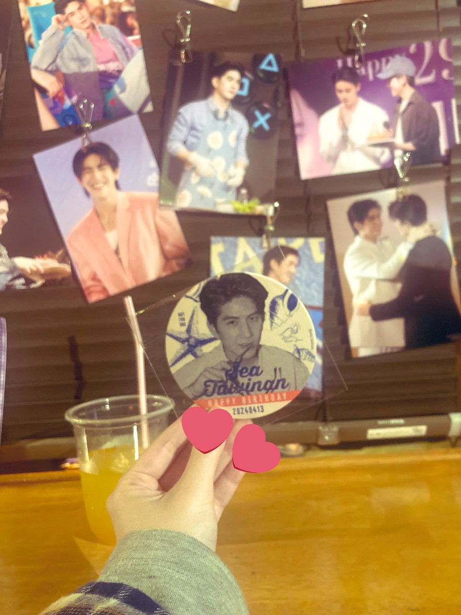 anamisothailand's tweet photo. イベントお邪魔しました！Seaくんお誕生日おめでとうございます☺️🎉✨
@Louisianacafe_ 
#TheDeepSea #sea_tawinan
#ชาวทะเล #ChaoTalay https://t.co/oXxbulbnVm