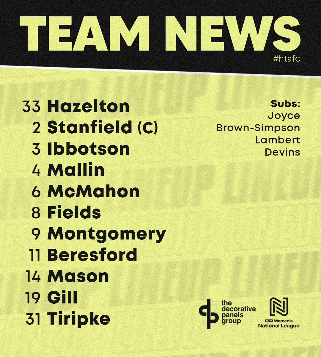 Huddersfield Town Women tweet media