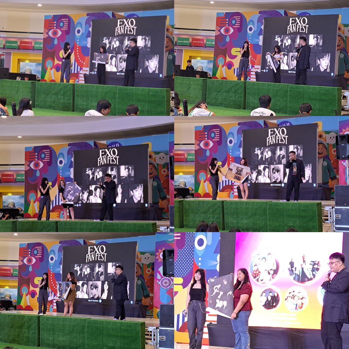 EXOLArcade's tweet photo. NOW HAPPENING: EXO FAN FEST AT SM CITY PAMPANGA ๐ฅณ๐
Let's enjoy this event #EXOLARCADE fam! ๐ซถ
And congrats to the winners of games earlier! ๐๐๐
#EXOFANFEST
@smsupermalls https://t.co/JxEsZPrht0