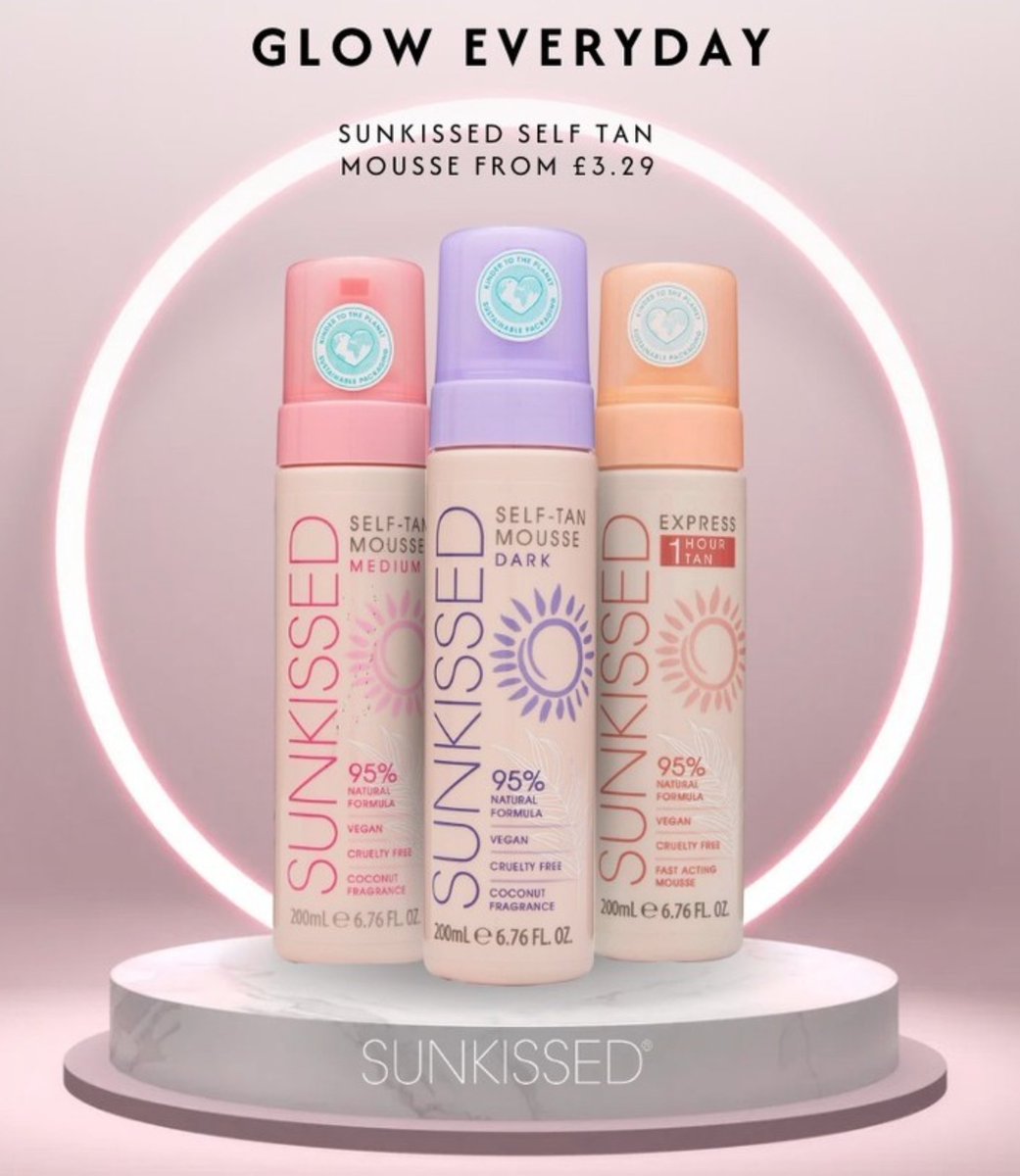 Get your dream Summer glow this Spring with @welovesunkissed at @bodycare.uk 🤩 From light to ultra-dark in express and gradual - starting at £3.29 - you will find the perfect tan option for you! #Bodycare #SunkissedTan #FakeTan #GradualTan