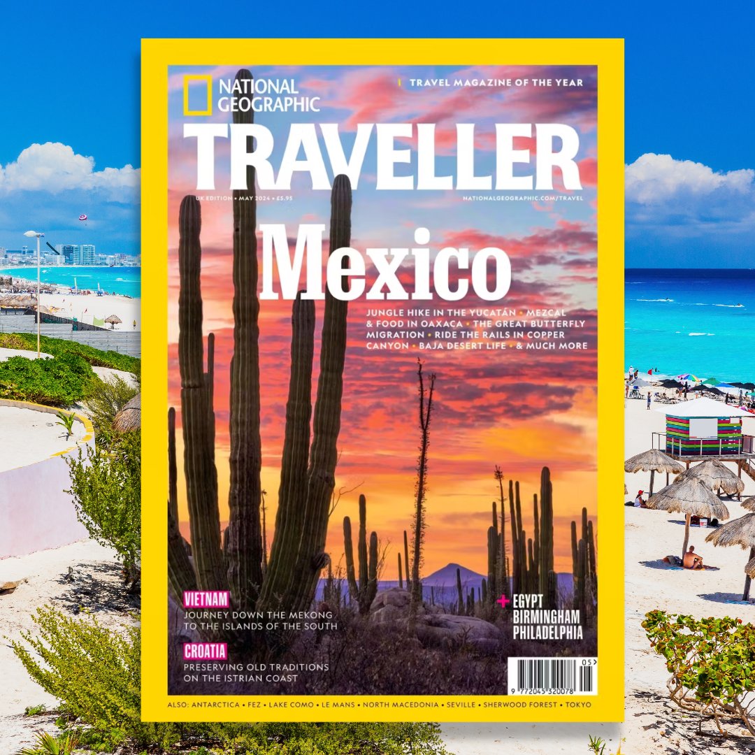 Unveil the secrets of Mexico's landscapes in the latest National Geographic Traveller!🌄

Dive into the dense jungles of the Yucatán and feast on authentic mezcal & food in Oaxaca.

Grab your copy here: magazinesupermarket.co.uk/magazine/natio…

#NatGeoTraveller #Mexico #TravelGuide