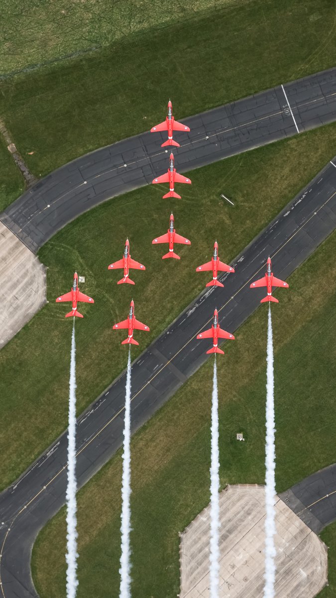 This year, The Red Arrows celebrate their 60th anniversary. They were seen this week soaring over Lincoln Cathedral and their home of RAF Waddington in completion of the winter training season.