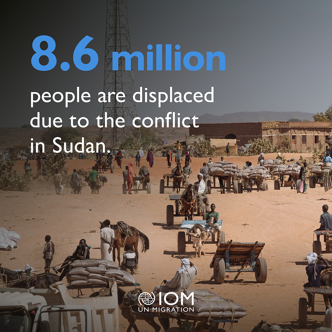 After nearly a year to the conflict in Sudan, the humanitarian needs continue to increase. But funding for humanitarian aid remains critically low. We must unite in our efforts to provide life-saving aid to all, even in the most remote areas. donate.iom.int/?form=sudan