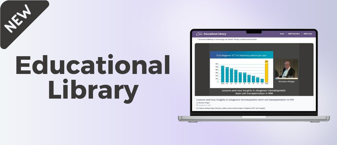 🆕 We are thrilled to introduce the new Educational Library! 📚 Explore EBMT's educational event recordings, recommended publications, guidelines nd specialised handbooks in this brand-new open-access platform. 💻👨‍🏫 ➡️ library.ebmt.org #MedTwitter #BMTsm