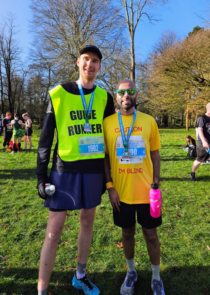 Good luck to #Gloucestershire SLC member, @yahyapandor, who is running in today's #ManchesterMarathon. Everyone at Sight Loss Councils and @PocklingtonHub is cheering you on!  #SportForAll #MakeSportAccessible