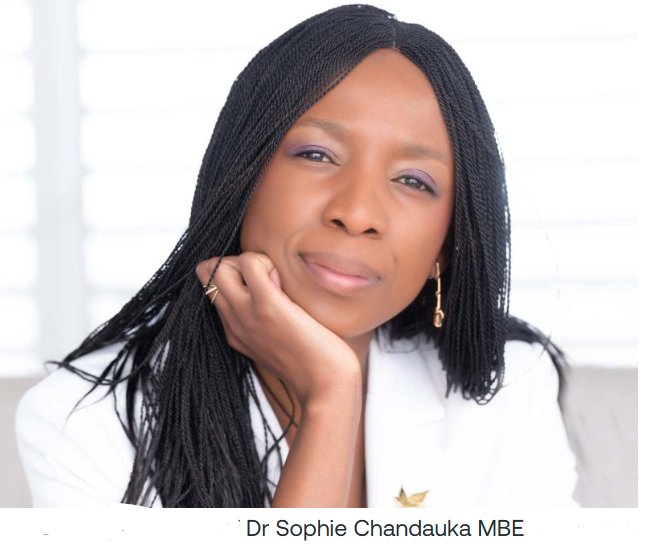 Dr Sophie Chanduaka, MBE, gave a masterclass in poise and grace as she was rudely harassed in public by Meghan Markle. As Chair of Santabale, she was to receive the winner's trophy from Co-Founder (Harry), but was forced to step aside so Markle could be centre of attention.