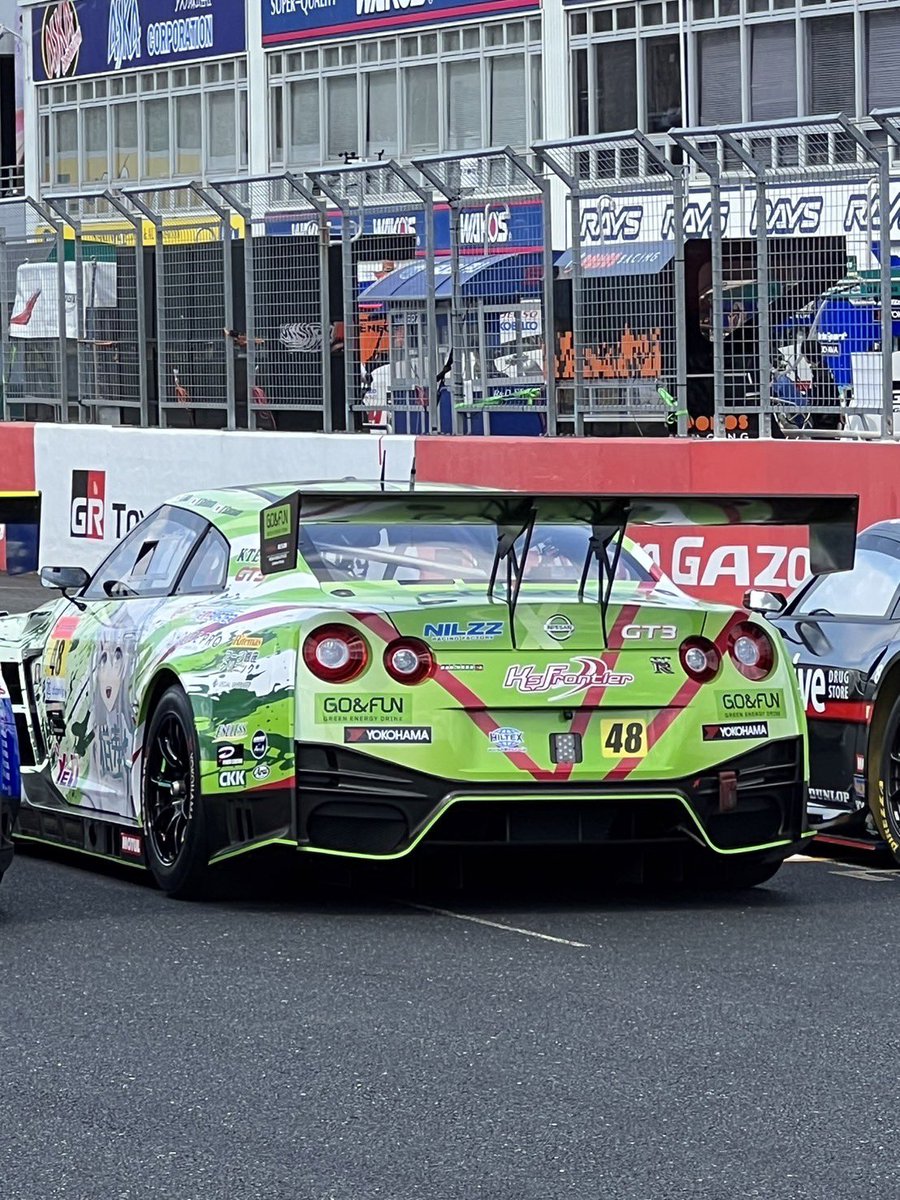 SUPER GT round1 岡山までお越しくださった皆様 応援してくださった皆様 ありがとうございました🌸 今後も頑張りますのでよろしくお願いします🏎️🐈‍⬛ #脱毛ケーズフロンティアGOandFUN猫猫GTR 【GT300 決勝正式】 okayama-international-circuit.jp/miru/result/pd…