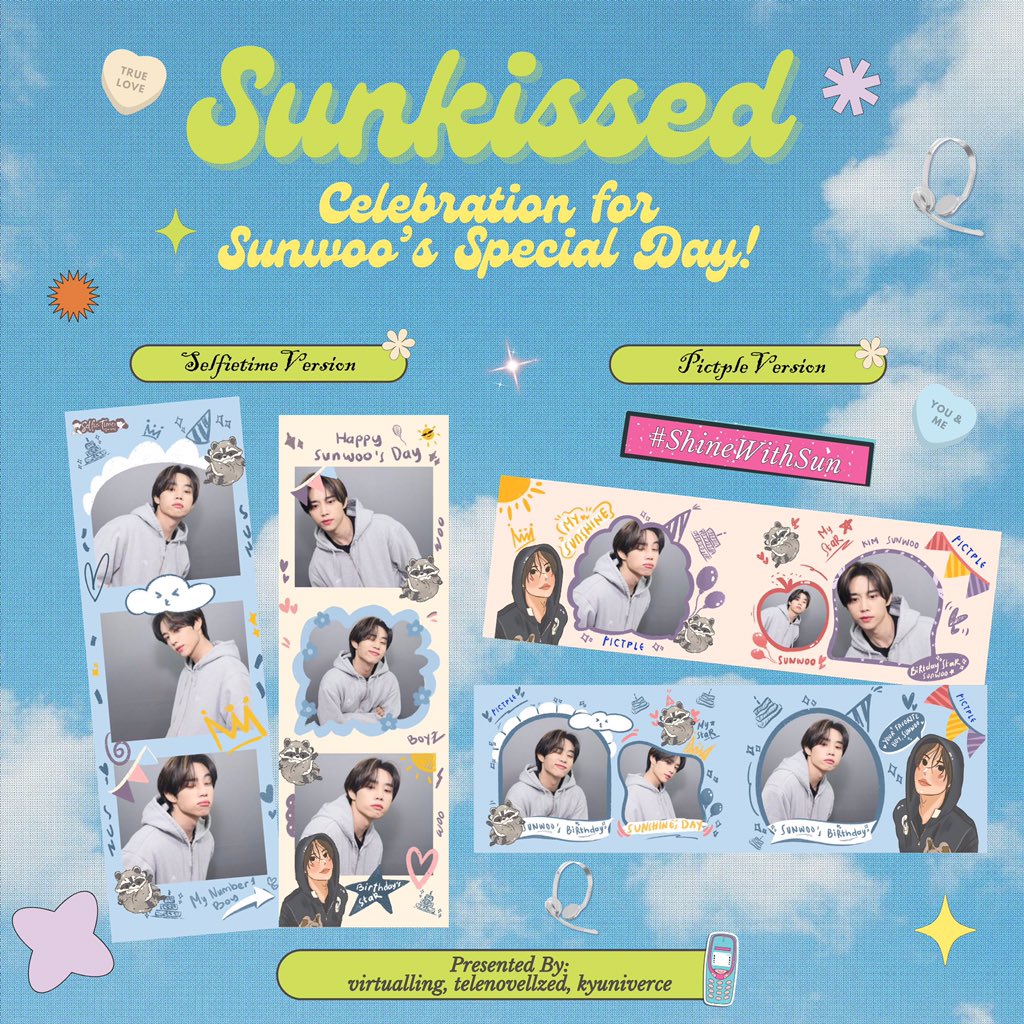 ☀️🎂 Sun-Kissed Celebration for Sunwoo’s Special Day! 🎂☀️ 

The Boyz #KIMSUNWOO Photobooth Event

📍 Pictple &amp; Selfietime
🔎 More details on twt <a href="/virtualling/">Sheima</a> @TELENOVELLZED <a href="/kyuniverce/">💙</a>

🏷️ tag #ShineWithSun when using!